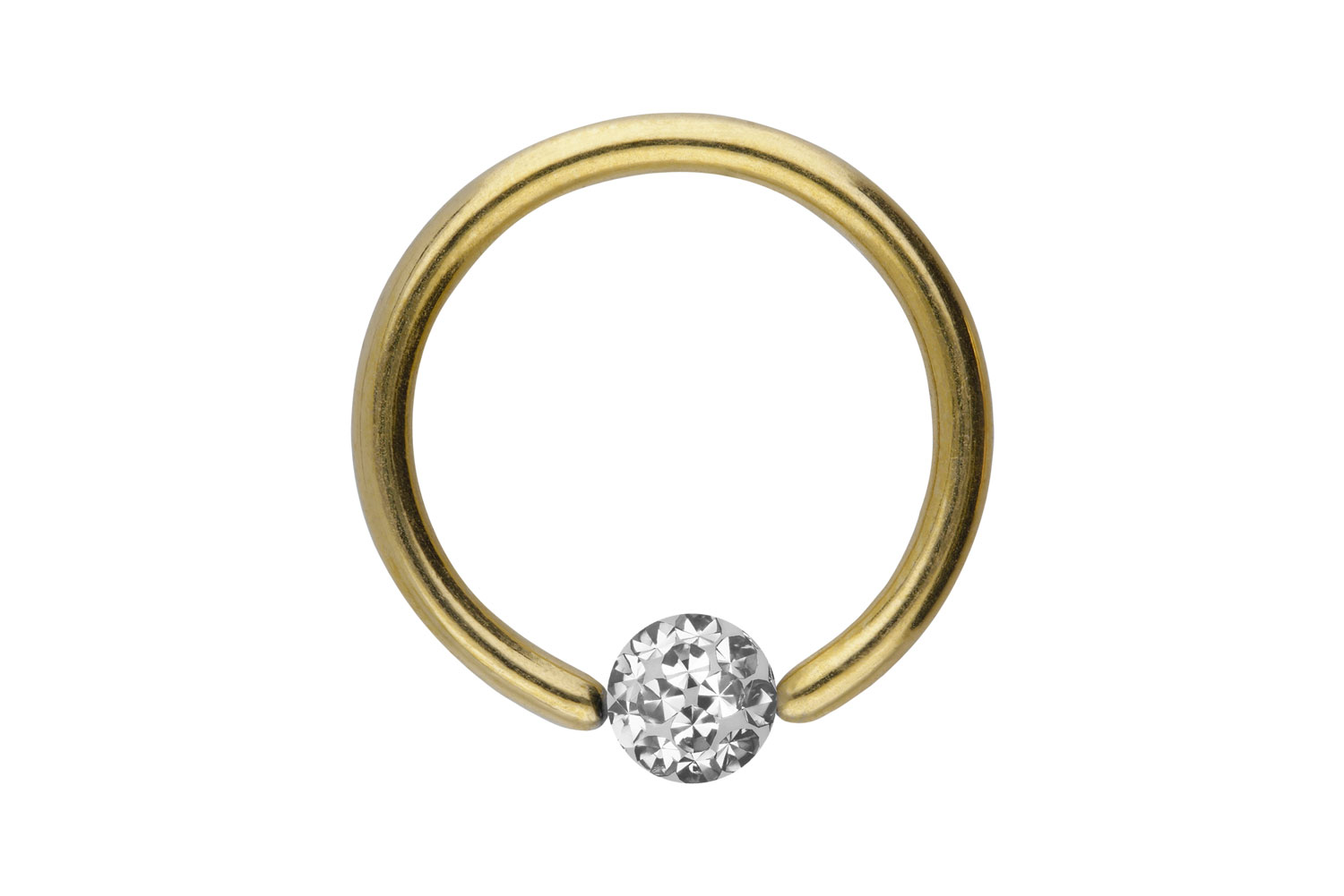 Chirurgenstahl Klemmkugelring Piercing EPOXY-KUGEL